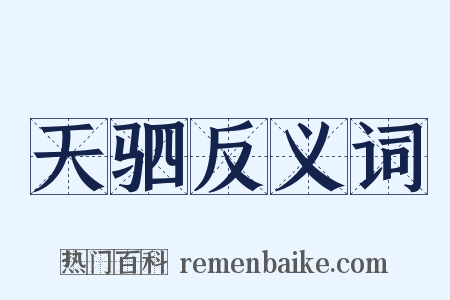 天驷反义词是什么意思的图片